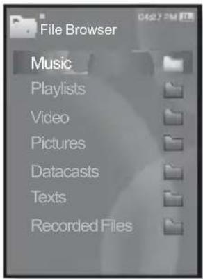 SAMSUNG YP-S3JQB - SLETNING AF FILER MED "FILE BROWSER" (FILOVERSIGT) - 2