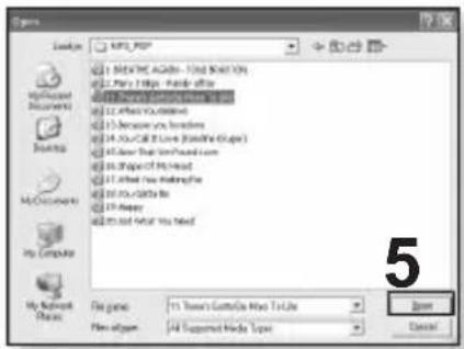 File My Documents My Documents My Computer My Network Name: File type: 15 Server's Guide No. 10.1.2.1a File path: All Supported Media Type 5