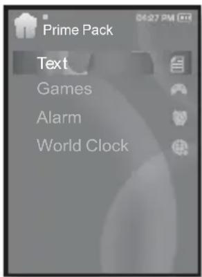 Prime Pack Text Games Alarm World Clock