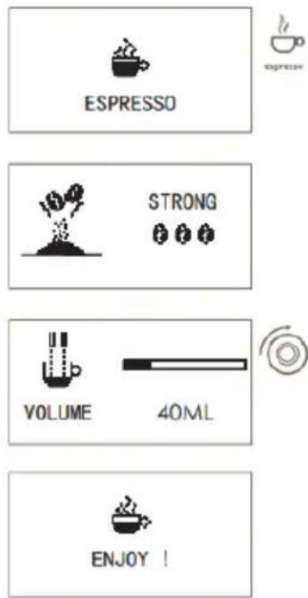 ESPRESSO STRONG VOLUME 40ML ENJOY !