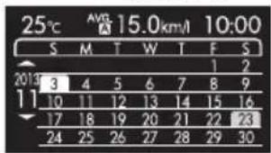 25°C AVG 15.0km/10:00 S M T W T F S 2013 3 4 5 6 7 8 9 11 10 11 12 13 14 15 16 17 18 19 20 21 22 23 24 25 26 27 28 29 30