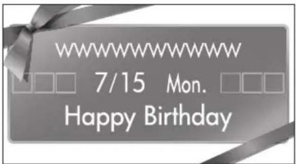 WWWWWWWW 7/15 Mon. Happy Birthday