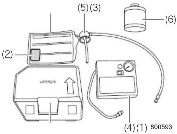 (2) (5)(3) (6) UPPER (4)(1) 800593