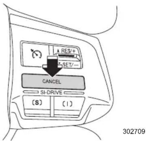 RES/+ SET/- CANCEL SI-DRIVE (S) (1) 302709