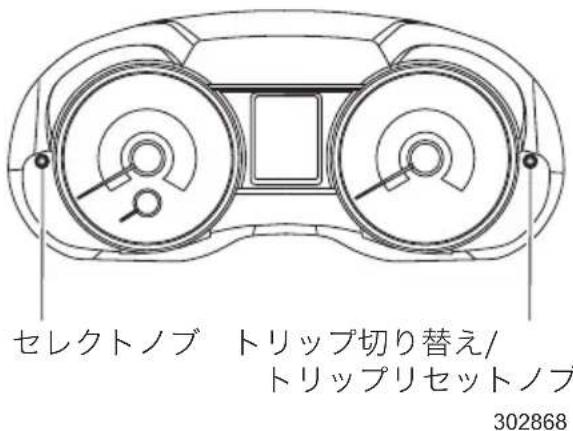 セレクトノブ トリップ切り替え/ トリップリセットノブ 302868