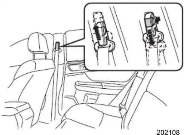 SUBARU XV Hybrid (2013) - ■シートベルトの高さ調整(ショルダーアジャスター) - 1