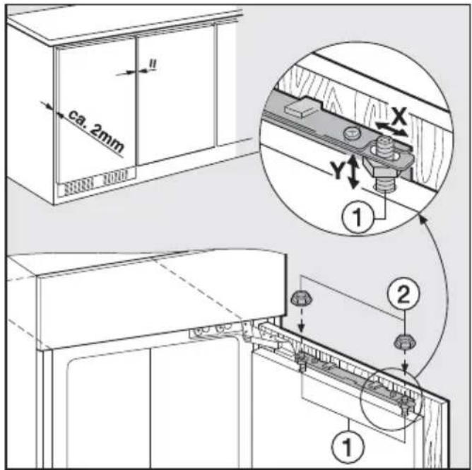MIELE F 31202 Ui - Køkkenskabsfront monteres - 5