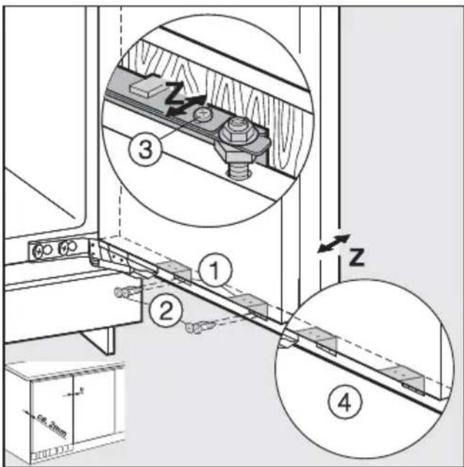MIELE F 31202 Ui - Køkkenskabsfront monteres - 7
