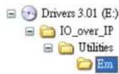 EXSYS EX-6051POEIS - Setting the IP address using Em.exe Utility - 1