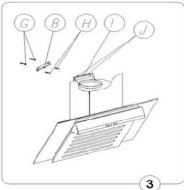 GRAM EFS 9 TG X - Montaggio della cappa - 1