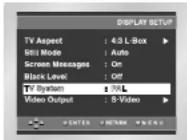 SAMSUNG DVD-P245 - ⑤ TV System - 1
