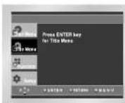 SAMSUNG DVD-P245 - Använda titelmenyn - 1