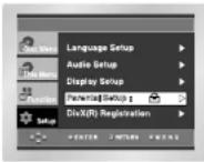 SAMSUNG DVD-P245 - Lapsilukon tason määrittäminen - 1