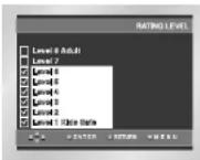 SAMSUNG DVD-P245 - Innstilling av hastighetsnivået - 4