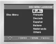 SAMSUNG DVD-P245 - Disc Menu Language -toiminnon käyttö - 1
