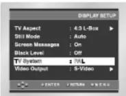 SAMSUNG DVD-P245 - ⑤ TV System - 1
