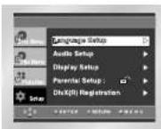 SAMSUNG DVD-P245 - Bruke Player Menu Language - 1