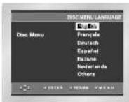SAMSUNG DVD-P245 - Oppsetting av språkfunksjonen - 1