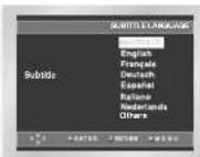 SAMSUNG DVD-P245 - Bruk av tekstspråk - 1