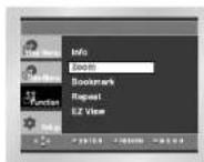 SAMSUNG DVD-P245 - Zoom-toiminnon käyttö (DVD/VCD) - 1