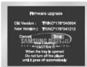 SAMSUNG DVD-P245 - Fremgangsmåde for opgradering - 1