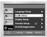 SAMSUNG DVD-P245 - Oppsetting av audiomulighetene Oppsetting av audiomulighetene - 1