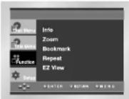 SAMSUNG DVD-P245 - Bruk av funksjonsmeny - 1
