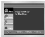 SAMSUNG DVD-P245 - Brug af diskmenu - 1