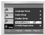 SAMSUNG DVD-P245 - Indstilling af censurniveauet - 1