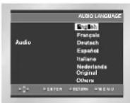 SAMSUNG DVD-P245 - Inställning av språkfunktioner (fortsättning) - 1