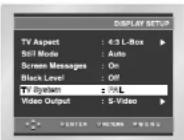 SAMSUNG DVD-P245 - ⑤ TV System - 1