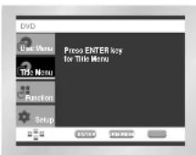 SAMSUNG DVD-E232A - Brug af Titelmenu - 1