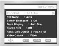 SAMSUNG DVD-E232A - Indstilling af displayet - 2