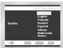 SAMSUNG DVD-E232A - Undertekst sprog - 2