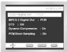 SAMSUNG DVD-E232A - Indstilling af Audio-options - 2