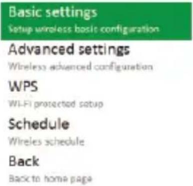 Andersson WIR 2.0 - Wireless settings - 1