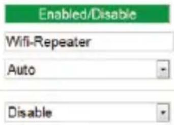 Enabled/Disable Wifi-Repeater Auto Disable