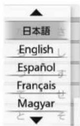 日本語 English Español Français Magyar