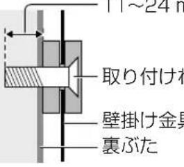 PANASONIC TH-43FX750 - 壁掛け金具の設置(別売品) - 6
