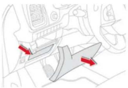 CITROEN DS5 2012.5 - Sikringer i instrumentbord - 1