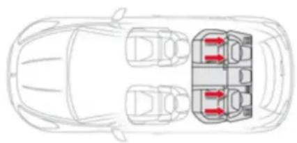 CITROEN DS5 2013.5 - ISOFIX-forankringer - 1