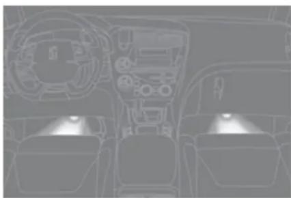 CITROEN DS5 2013.5 - Lys i fodrum - 1