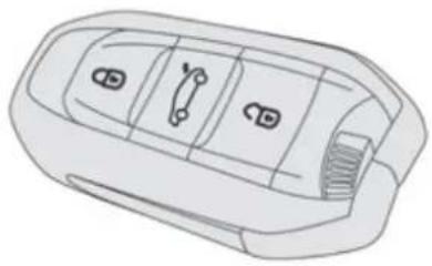 CITROEN DS5 2013.5 - Elektronisk nøgle Fjernbetjening - 1