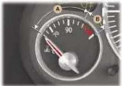 PEUGEOT 407 C (2006) - Kontrollamper for funktionsfejl ved automatgearet - 1