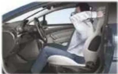 PEUGEOT 407 C (2006) - Indstilling af ryglænets hældning - 6