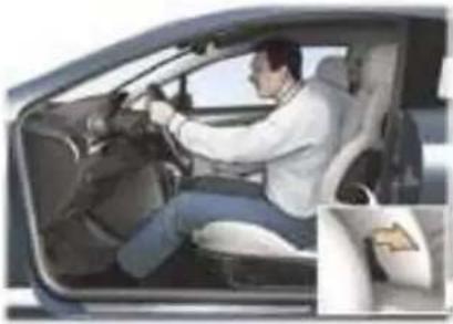 PEUGEOT 407 C (2006) - Indstilling af ryglænets hældning - 2