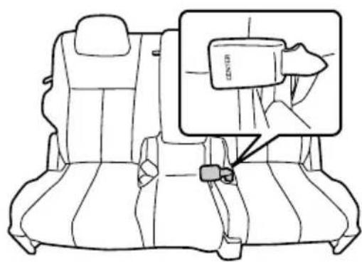 SUBARU Exiga (2011) - 2点式シートベルト - 1
