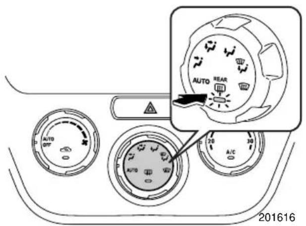 AUTO REAR 20 30 A/C AUTO OFF 201616
