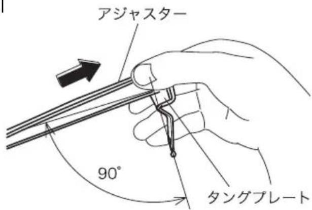 アジャスター 90° タングプレート