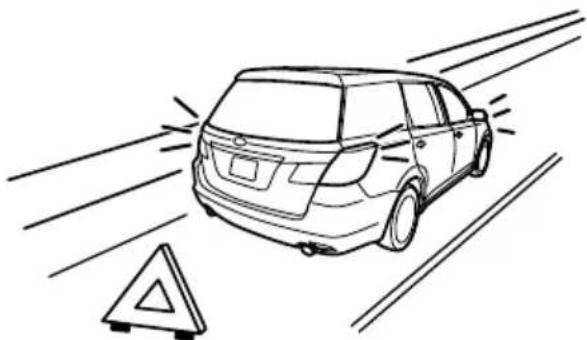 SUBARU Exiga (2011) - 高速道路、自動車専用道路で動けなくなったとき - 1